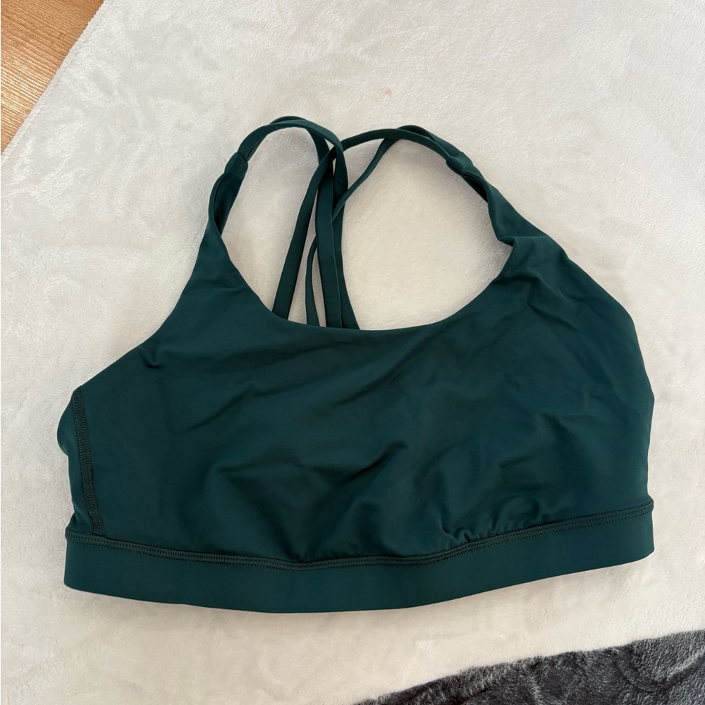 Lululemon Athletica Deep Teal Sports Bra